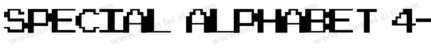 Special Alphabet 4字体转换